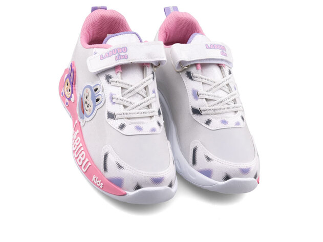 Labubu 624 Filet Cilt - Beyaz/Pembe - 2