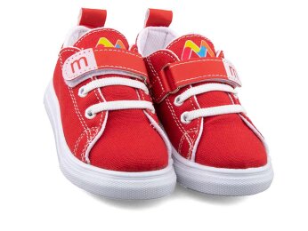 Momy 203 Bebe Keten - Kırmızı - Momy