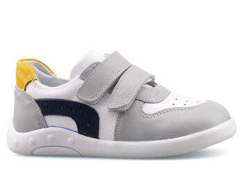 Muncur 201 İlkadım Deri - Gri/Beyaz - 1