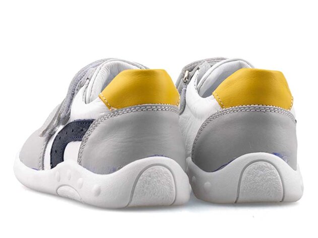 Muncur 201 İlkadım Deri - Gri/Beyaz - 3