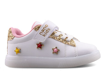 Nano Kids 1893 Bebe Cilt - Beyaz/Altın - 1