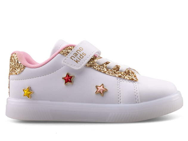 Nano Kids 1893 Patik Cilt - Beyaz/Altın - 1