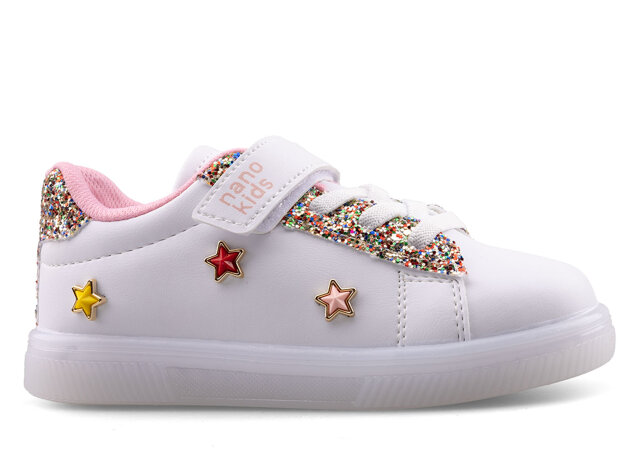Nano Kids 1893 Patik Cilt - Beyaz/Pembe - 1