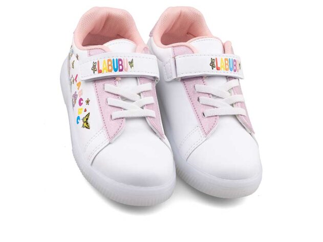 Nano Kids 2025 Patik Cilt Işıklı - Beyaz/Pudra - 2