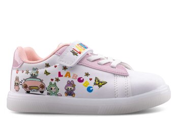 Nano Kids 2025 Patik Cilt Işıklı - Beyaz/Pudra - Nano Kids