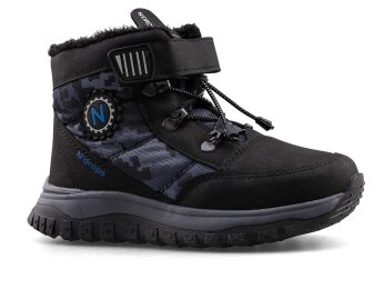 Ndrops 015 Patik Bot - Siyah/Saks - N Drops