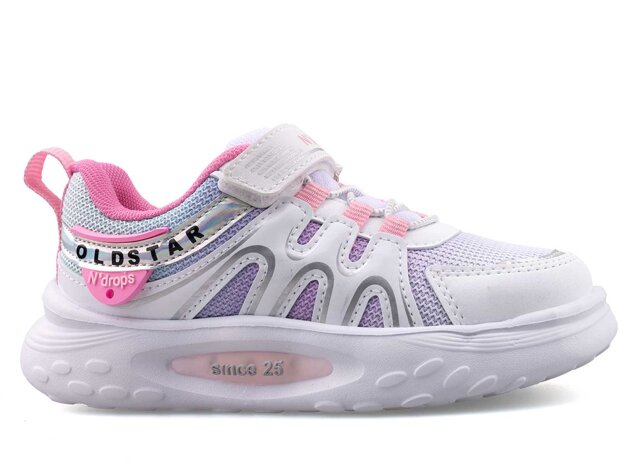 Ndrops 020 Patik Triko - Beyaz/Pembe - 1