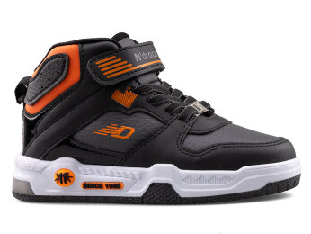 Ndrops 021 Patik Cilt Işıklı - Siyah/Oranj - 1