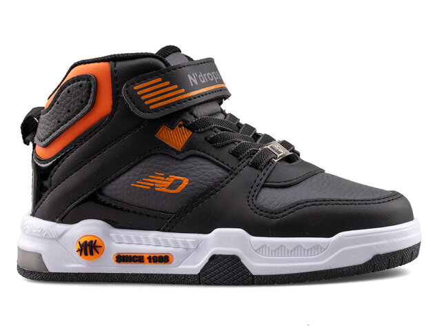 Ndrops 021 Patik Cilt Işıklı - Siyah/Oranj - 1