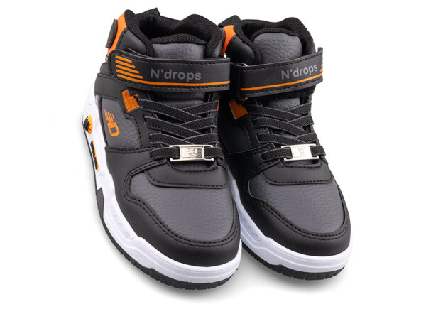 Ndrops 021 Patik Cilt Işıklı - Siyah/Oranj - 2