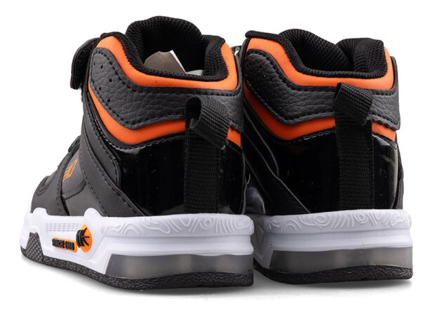 Ndrops 021 Patik Cilt Işıklı - Siyah/Oranj - 3