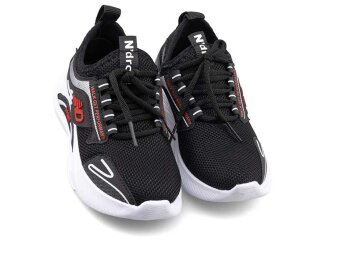 Ndrops 025 Patik Triko Aqua - Siyah/Beyaz - Ndrops