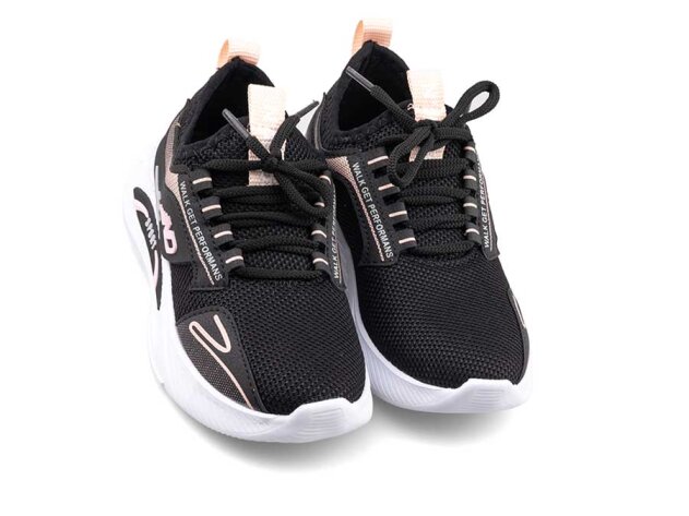 Ndrops 025 Patik Triko Aqua - Siyah/Pudra - 2