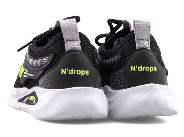 Ndrops 025 Patik Triko Aqua - Siyah/Sarı - 3