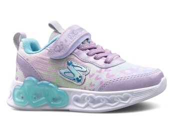 Ndrops 032 Patik Keten - Buz/Fuşya - N Drops