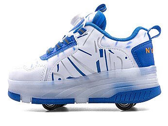 Ndrops 034 Filet Keten Patenli - Beyaz/Saks - Ndrops