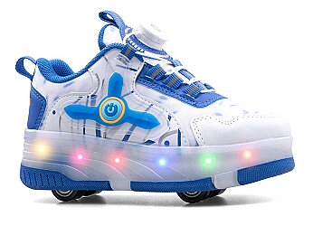 Ndrops 034 Filet Keten Patenli - Beyaz/Saks - Ndrops