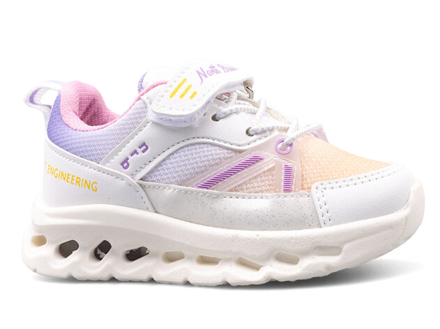 Nort Blue 134 Bebe Anrk ışıklı - Beyaz/Lila/Oranj - 5