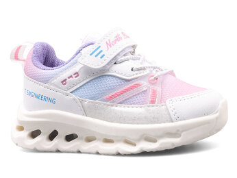 Nort Blue 134 Bebe Anrk ışıklı - Beyaz/Pembe/Lila - North Blue