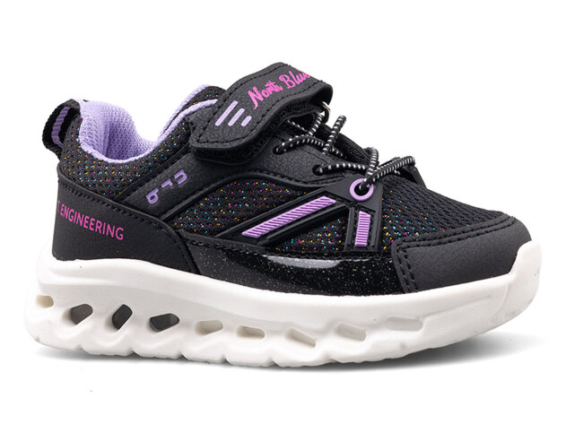 Nort Blue 134 Bebe Anrk ışıklı - Siyah/Lila - 1