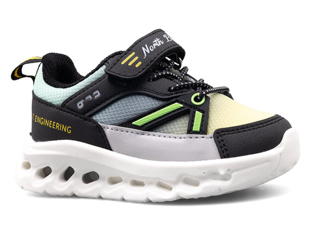 Nort Blue 134 Bebe Anrk ışıklı - Siyah/Sarı/Yeşil - 1