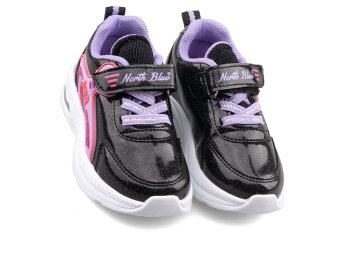 North Blue 02 Bebe Cilt Işıklı - Siyah/Lila - Nort Blue