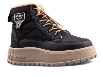 North Blue 037 Filet Bot - Siyah/Bej - 1