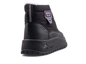 North Blue 037 Filet Bot - Siyah/Lila - 3