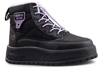 North Blue 037 Filet Bot - Siyah/Lila - Nort Blue