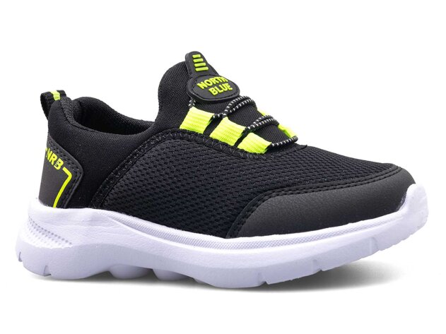 North Blue 09 Patik Anrk - Siyah/F. Sarı - 1