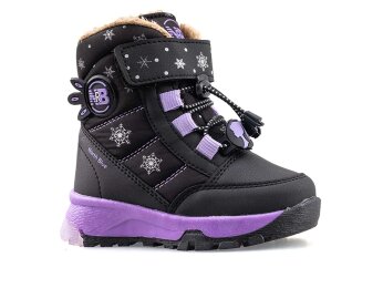 Northblue 016 Bebe Işıklı Bot - Siyah/Lila - Nort Blue