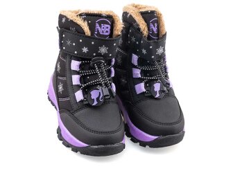 Northblue 016 Bebe Işıklı Bot - Siyah/Lila - Nort Blue