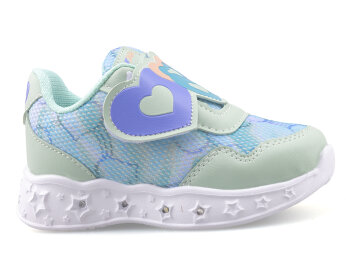 Papuçka N01 Bebe Anrk Işıklı - Su Yeşili - 1