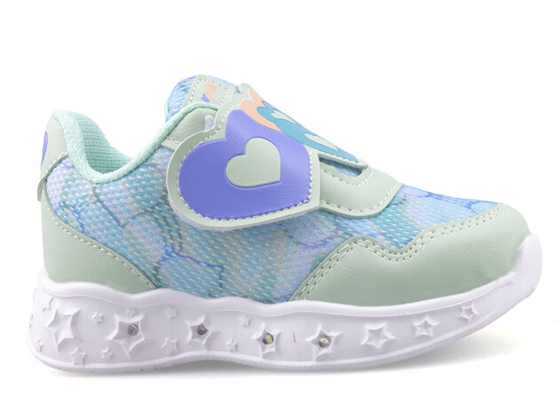 Papuçka N01 Bebe Anrk Işıklı - Su Yeşili - 1