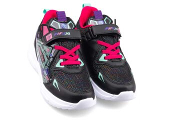 Papuçka OK-03 Filet Triko - Siyah/Simli - 2