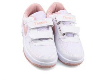 Phonex 79 Patik Anrk Işıklı - Beyaz/Pudra - Phonex