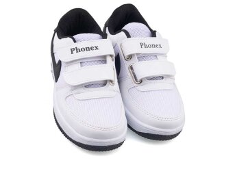 Phonex 79 Patik Anrk Işıklı - Beyaz/Siyah - Phonex