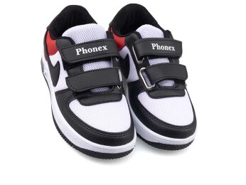 Phonex 79 Patik Anrk Işıklı - Siyah/Kırmızı/Beyaz - 2