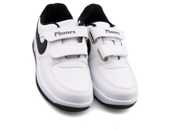 Phonex 79 Patik Cilt Işıklı - Beyaz/Siyah - 2