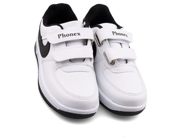 Phonex 79 Patik Cilt Işıklı - Beyaz/Siyah - 2