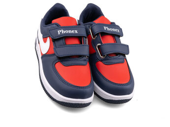 Phonex 79 Patik Cilt Işıklı - Laci/Kırmızı/Beyaz - 2