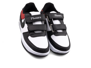 Phonex 79 Patik Cilt Işıklı - Siyah/Kırmızı/Beyaz - 2