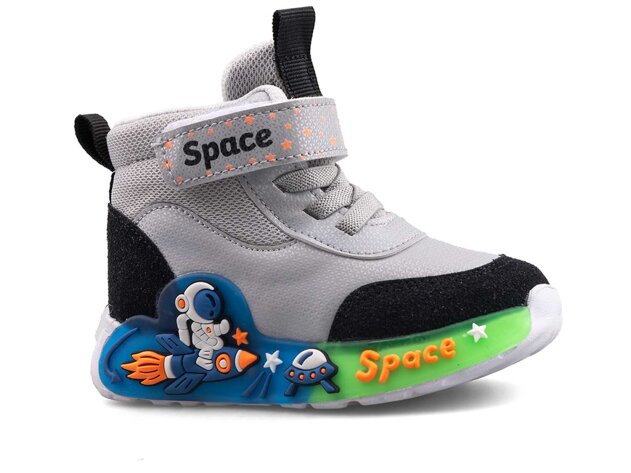 Picasso 151 Bebe Bot Işıklı - Buz/Siyah - 1