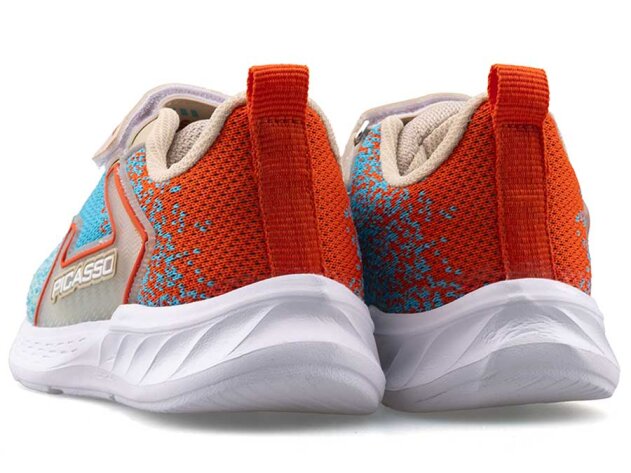 Picasso 328 Filet Triko - Su Yeşili/Mavi/Kiremit - 3