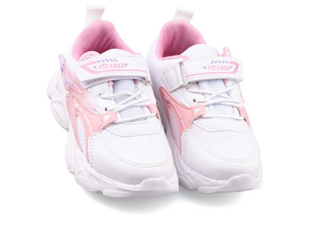 Picasso Kids 226 Patik Anrk - Beyaz/Pembe - 2