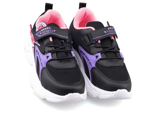 Picasso Kids 326 Filet Anrk - Siyah/Lila - 2