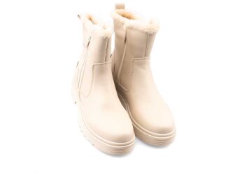 Polact 23003 Zenne Bot Kürklü - Bej - 2