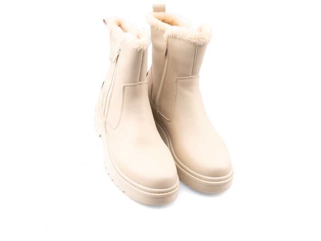 Polact 23003 Zenne Bot Kürklü - Bej - 2