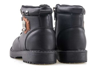 Polact 24050 Patik Bot Fermuarlı - Siyah/Taba - 7