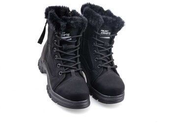 Polact 24072 Filet Bot Kürklü - Nubuk/Siyah - 6